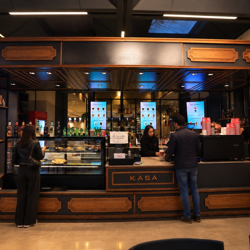 ONON Cafe satış noktası ve kasası
