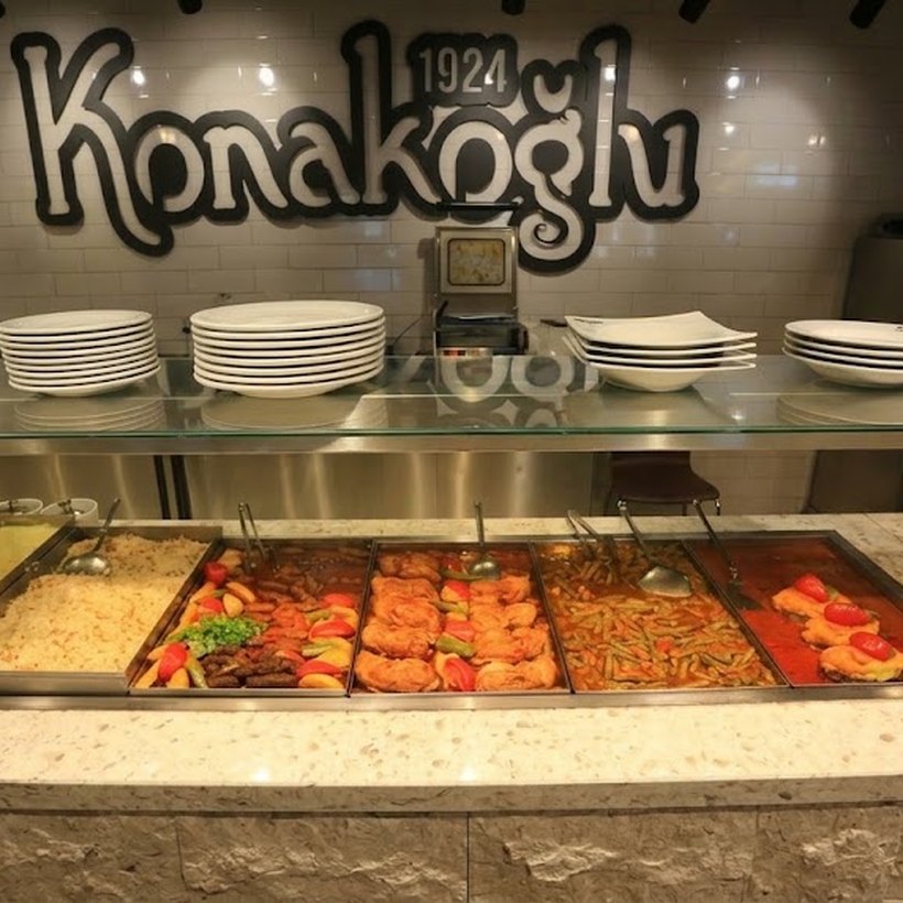 Günlük pişen tencere yemekleri tezgâhı