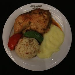 Püreli Pilavlı Tavuk