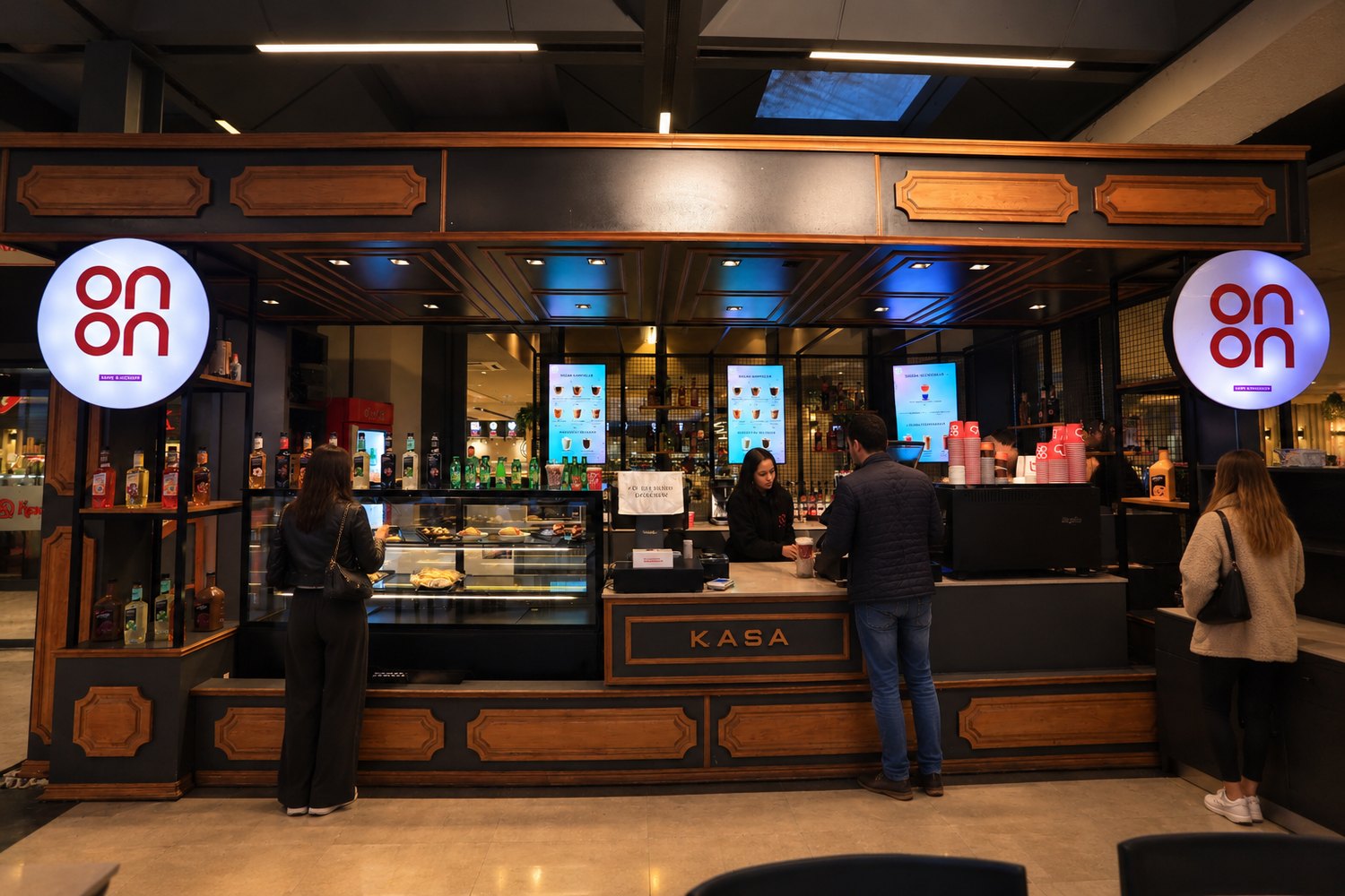 ONON Cafe satış noktası ve kasası